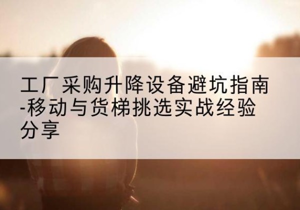 商州移动式升降机怎么选-工厂采购升降设备避坑指南-移动与货梯挑选实战经验分享